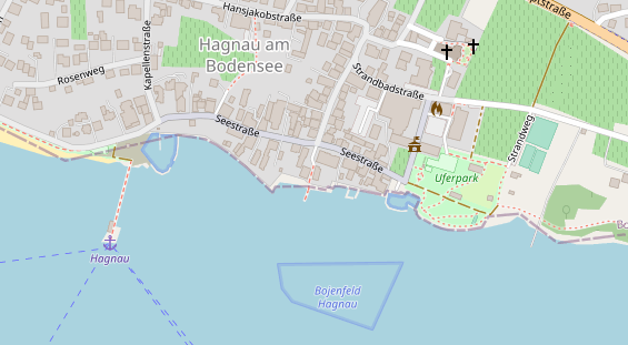 Restaurant auf Karte