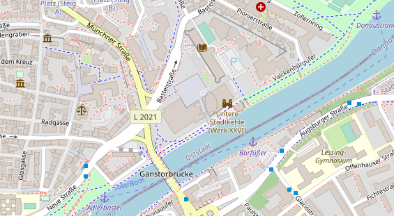 Restaurant auf Karte