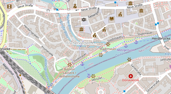 Restaurant auf Karte