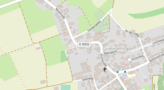 Restaurant auf Karte