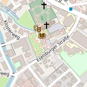 Restaurant auf Karte