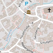 Restaurant auf Karte