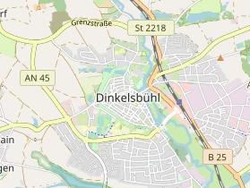 Restaurant auf Karte