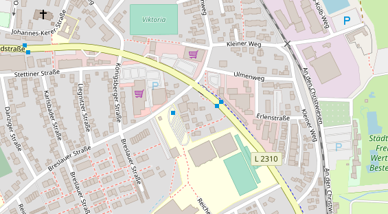 Restaurant auf Karte