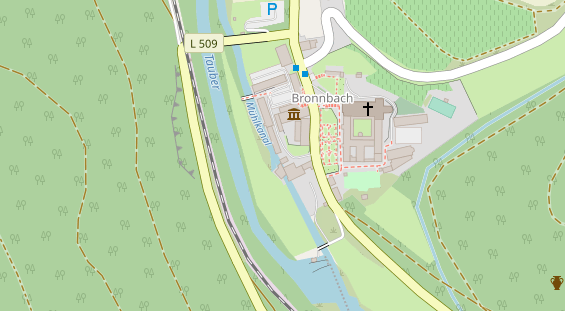 Restaurant auf Karte