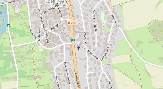 Restaurant auf Karte