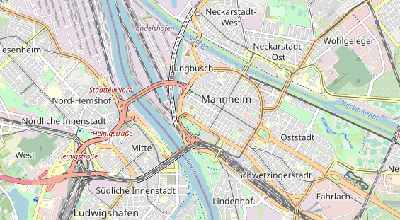 Restaurant auf Karte