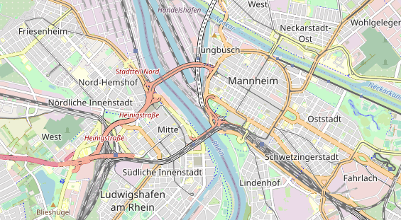 Restaurant auf Karte