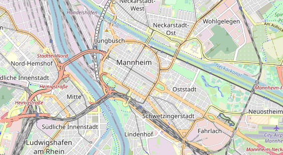 Restaurant auf Karte