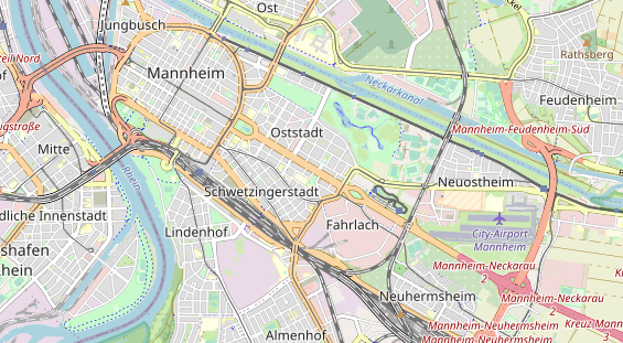 Restaurant auf Karte