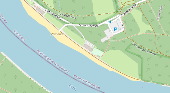 Restaurant auf Karte