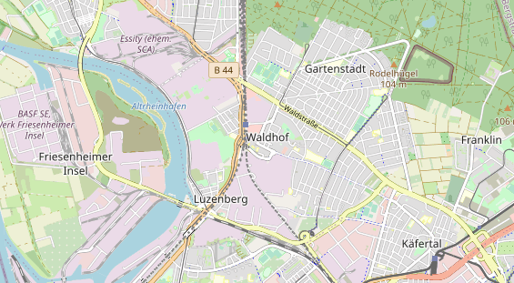 Restaurant auf Karte