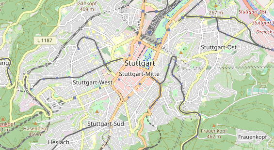 Restaurant auf Karte