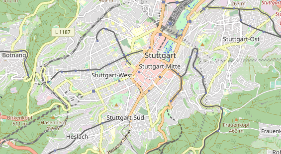 Restaurant auf Karte