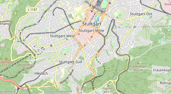 Restaurant auf Karte