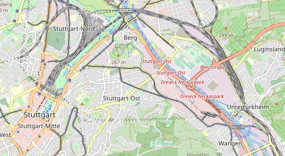 Restaurant auf Karte