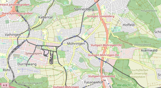 Restaurant auf Karte