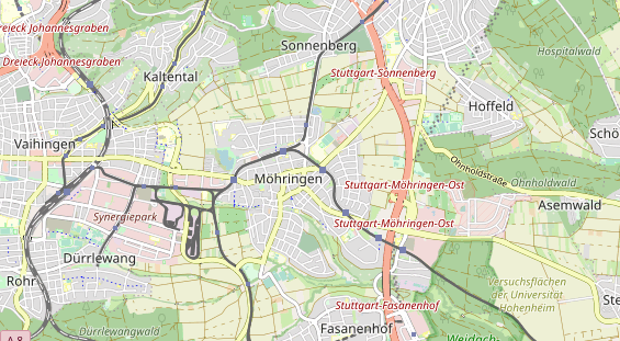 Restaurant auf Karte