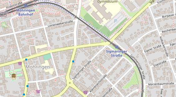 Restaurant auf Karte