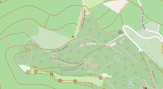 Restaurant auf Karte