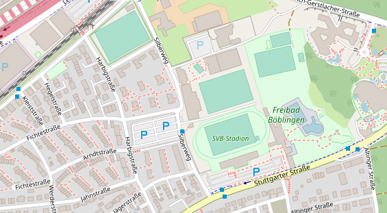 Restaurant auf Karte