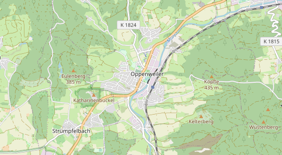 Restaurant auf Karte