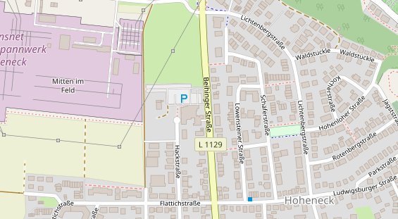 Restaurant auf Karte