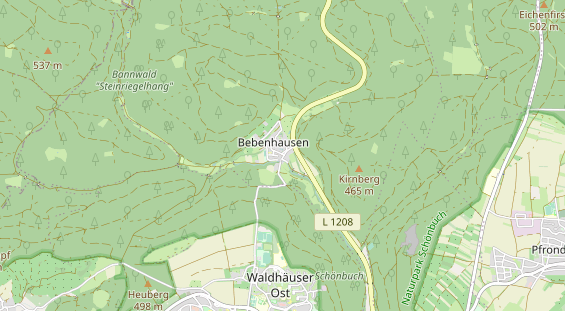 Restaurant auf Karte