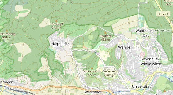 Restaurant auf Karte