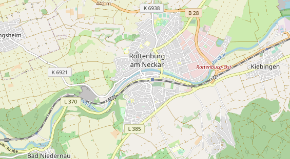 Restaurant auf Karte