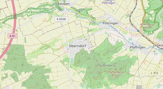 Restaurant auf Karte