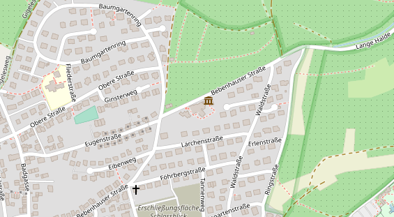 Restaurant auf Karte