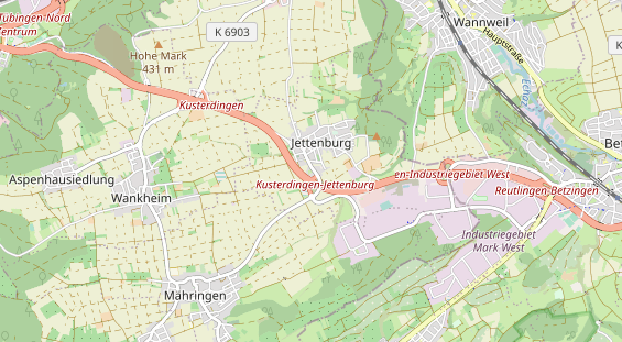 Restaurant auf Karte