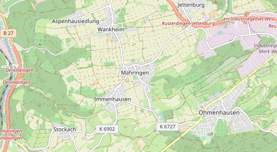 Restaurant auf Karte