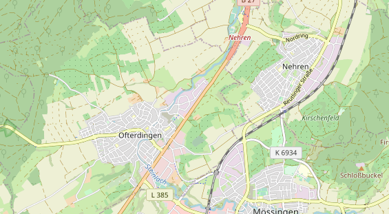 Restaurant auf Karte