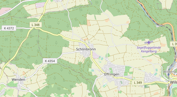 Restaurant auf Karte