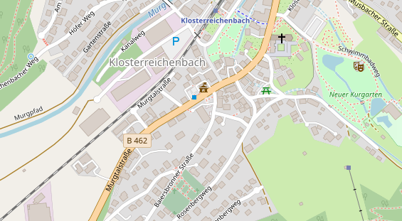 Restaurant auf Karte