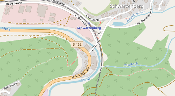 Restaurant auf Karte