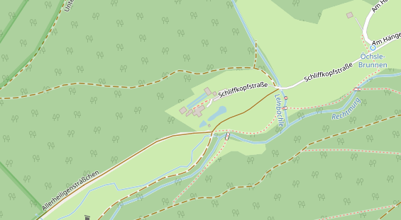 Restaurant auf Karte