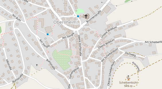 Restaurant auf Karte