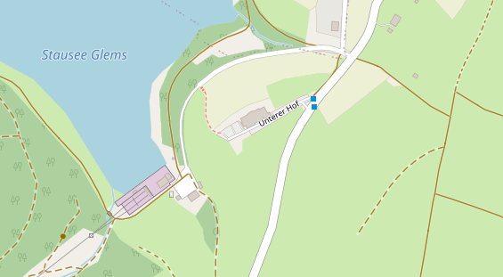 Restaurant auf Karte