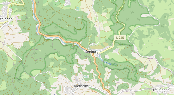 Restaurant auf Karte