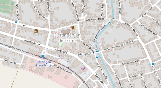 Restaurant auf Karte