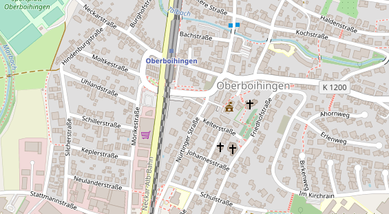 Restaurant auf Karte