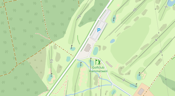 Restaurant auf Karte