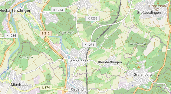 Restaurant auf Karte