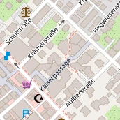 Restaurant auf Karte
