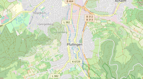 Restaurant auf Karte