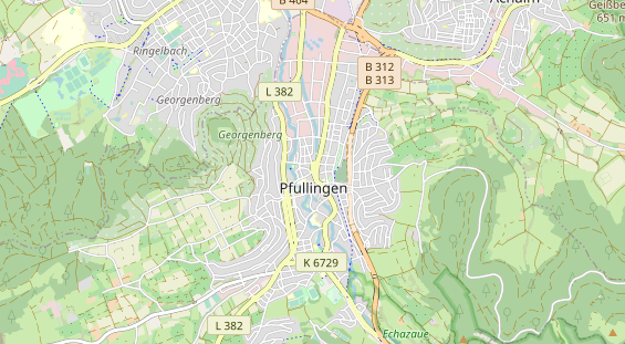 Restaurant auf Karte