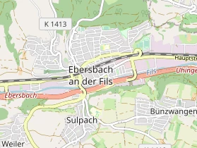 Restaurant auf Karte